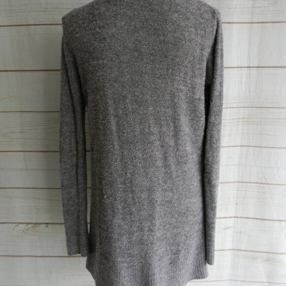 BAREFOOT DREAMS COZYCHIC LITE LIGHT GRAY OPEN DRAPEY CARDIGAN SZ XS/S - Picture 3 of 4